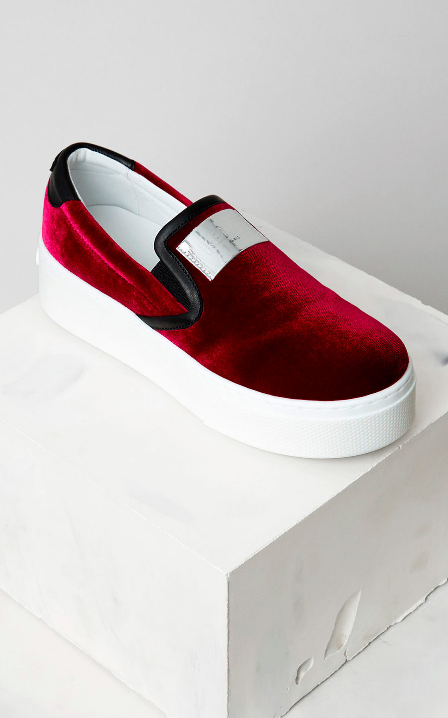 velluto - kenzo shoes rosso scure