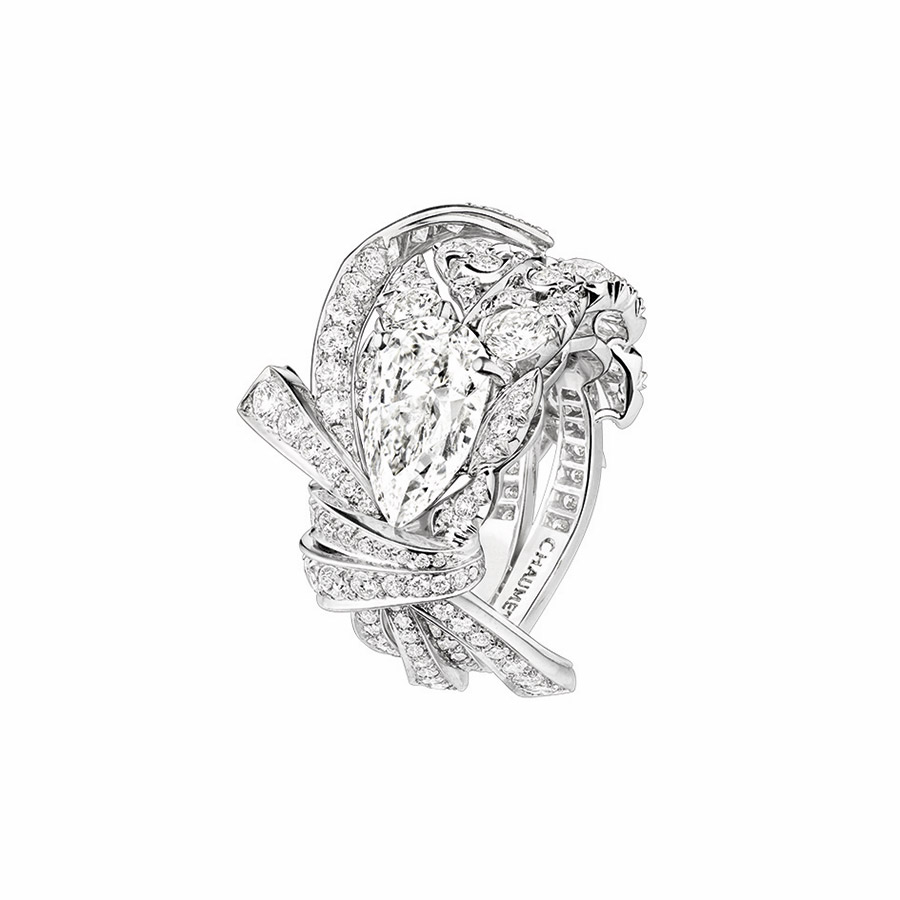 chaumet-anello-offrandes-dete-oro-bianco-1diamante-vista-laterale chaumet-anello-offrandes-dete-oro-bianco-1diamante-vista-laterale