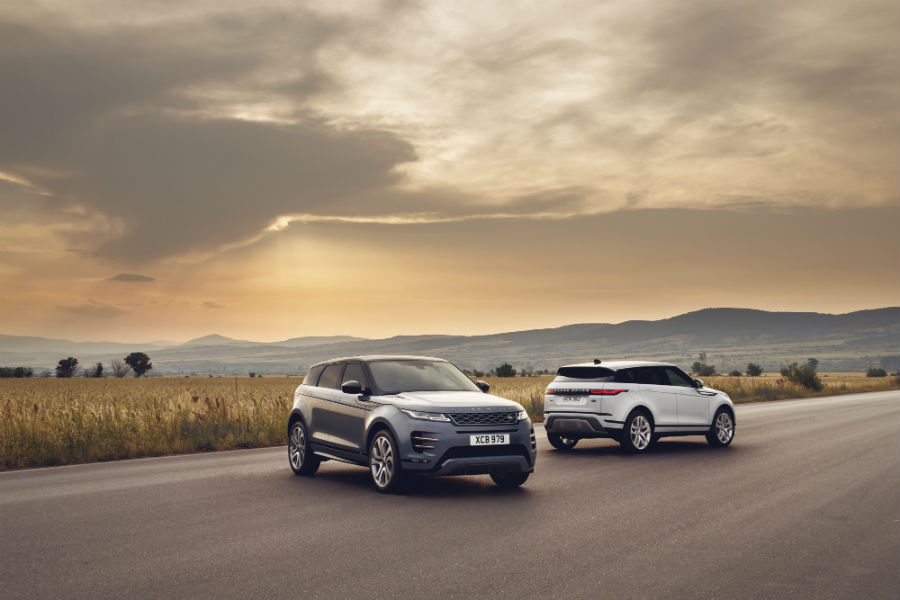 La nuova Range Rover Evoque su strada