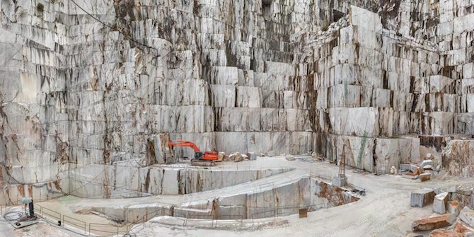 Carrara Marble Quarries, Cava di Canalgrande #2, Carrara, Italy 2016 photo © Edward Burtynsky, courtesy Admira Photography, Milan / Nicholas Metivier Gallery, Toronto
