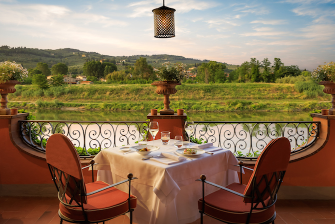 Verrocchio Restaurant, Villa La Massa - Photo credits: The Leading Hotels of the World