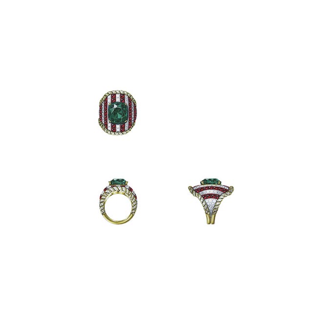 CHANEL High Jewelry Escale à Venise, anelli Volute Croisière