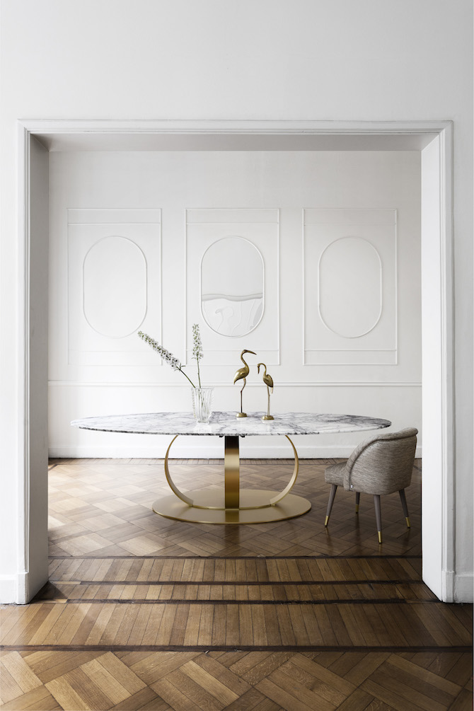 DOM Edizioni Tavolo da pranzo Andrew