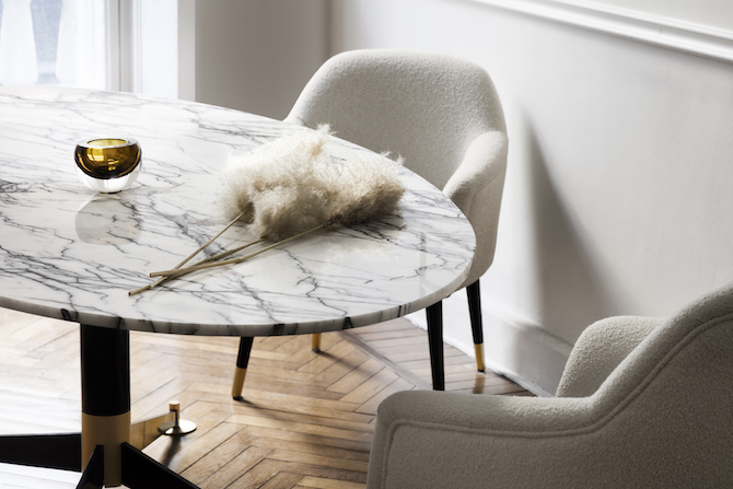 DOM Edizioni Tavolo Filippo e Poltroncina Bernadette